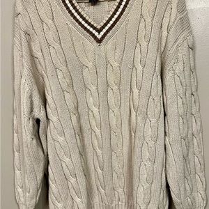 Men’s Cable Knit Sweater By Jos. A. Banks. Size XXL